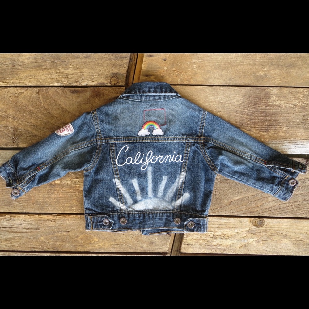 Baby Vintage Levis Denim Jacket w/ Embroidery